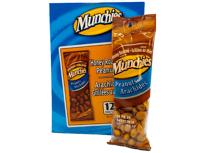 Snack - Munchies Peanuts Honey (1 case of 12)